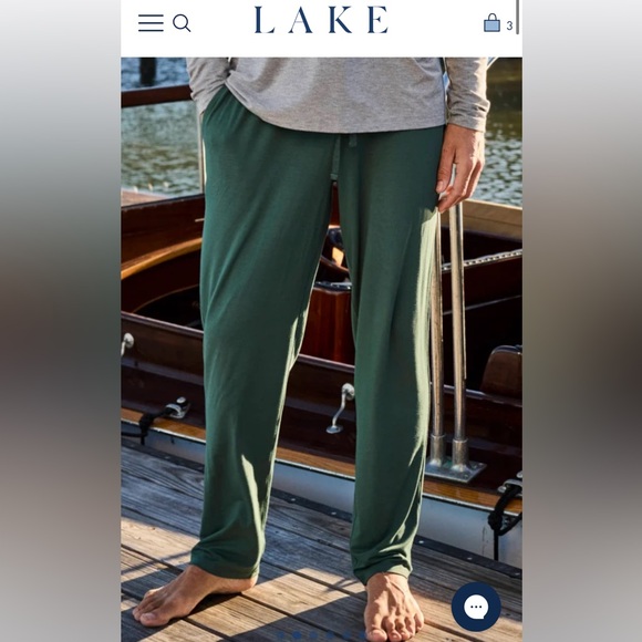 LAKE Other - Men's Bamboo Lounge Pants in English Ivy
$78.00

COLOR:
 English Ivy